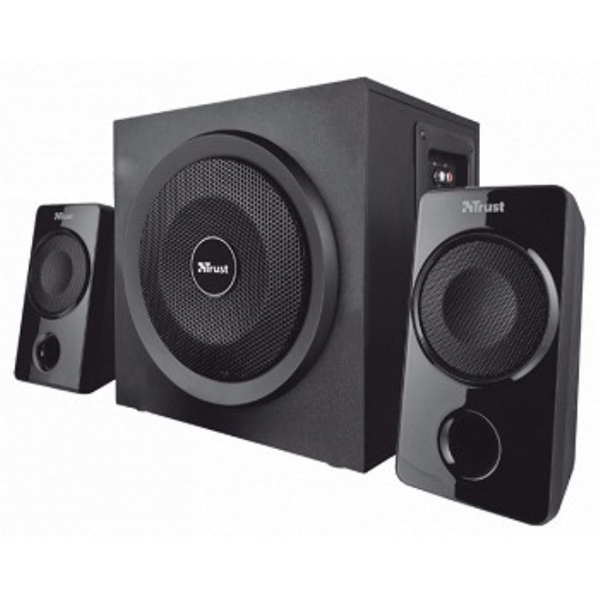 დინამიკი TRUST ATLAS 2.1 SUBWOOFER SPEAKER SET 60W peak power (30 Watt RMS) Volume and bass control Smart power management: goes to stand-by when not in use - Black