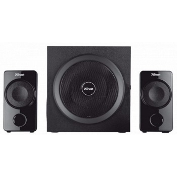 დინამიკი TRUST ATLAS 2.1 SUBWOOFER SPEAKER SET 60W peak power (30 Watt RMS) Volume and bass control Smart power management: goes to stand-by when not in use - Black