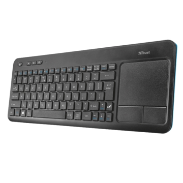 კლავიატურა TRUST VEZA WIRELESS TOUCHPAD KEYBOARD