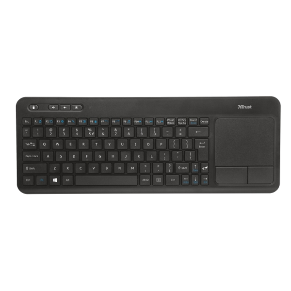 კლავიატურა TRUST VEZA WIRELESS TOUCHPAD KEYBOARD