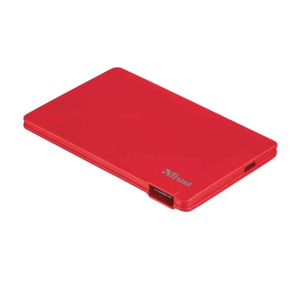 პორტატული დამტენი TRUST POWERBANK 2200 mAh ULTRA-THIN PORTABLE CHARGER