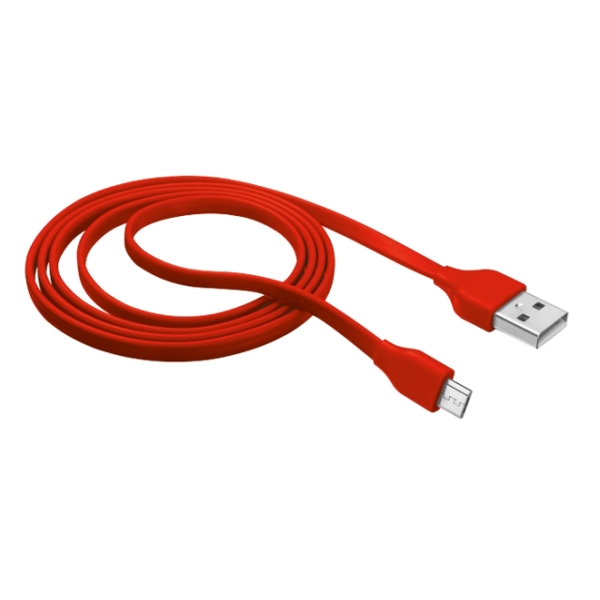 სადენი  TRUST UR MICRO-USB CABLE 1M -RED