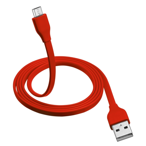 სადენი  TRUST UR MICRO-USB CABLE 1M -RED