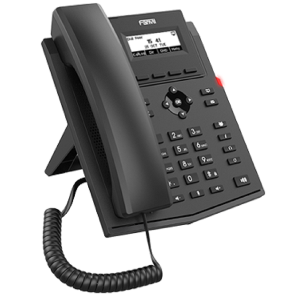 IP ტელეფონი Fanvil X301P, IP Phone, POE, 2 SIP, Black