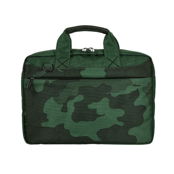 ნოუთბუქის ჩანთა  TRUST BARI CARRY BAG FOR 13.3" LAPTOPS ,Padded main compartment (345 x 240 mm) fits all laptops up to 13.3 - CAMOUFLAGE