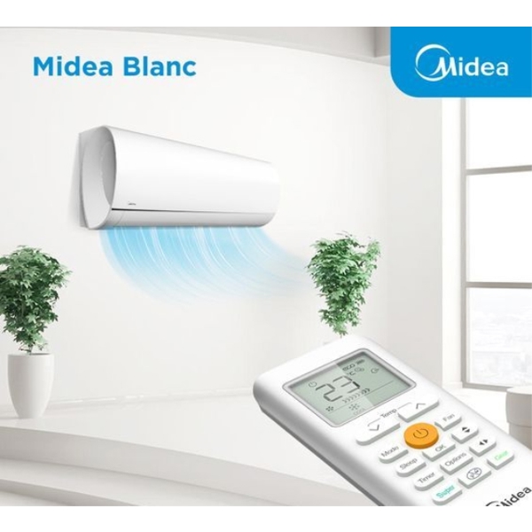 კონდიციონერი MIDEA MSMA-18HRN1 (18 BTU) რეკომენდირებული ფართი  55 - კვ2 