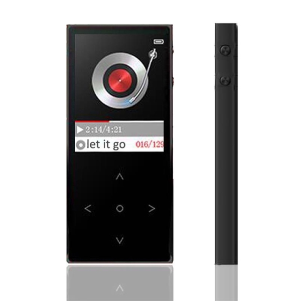 MP3 ფლეიერი BENJIE BJ-M36 X1 Metal  MP3 Player Touch Screen FM Radio voice Recorder 8GB Black