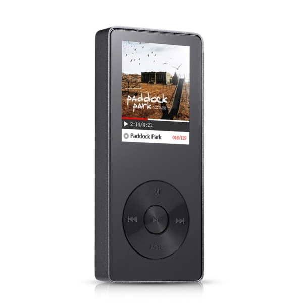 MP3 ფლეიერი BENJIE BJ-M27 K9 Metal MP3 Player Touch Screen FM Radio voice Recorder 8GB loadspeaker Black