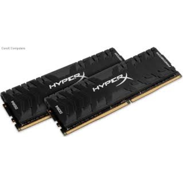 ოპერატიული მეხსიერება  Kingston DDR4 DIMM 288PIN HYPERX PREDATOR BLACK 16GB KIT 3333MHZ DDR4 CL16 DIMM 16