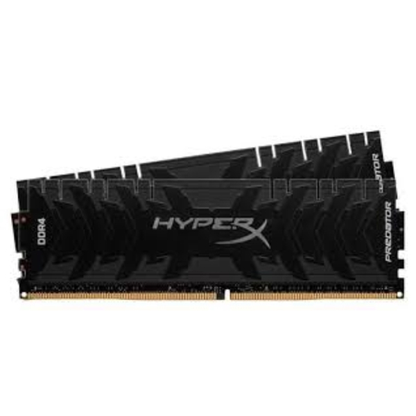 ოპერატიული მეხსიერება  Kingston DDR4 DIMM 288PIN HYPERX PREDATOR BLACK 16GB KIT 3333MHZ DDR4 CL16 DIMM 16