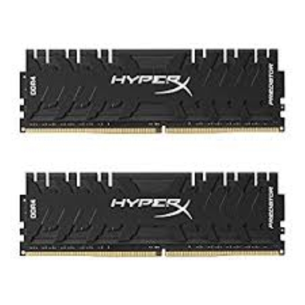 ოპერატიული მეხსიერება  Kingston DDR4 DIMM 288PIN HYPERX PREDATOR BLACK 16GB KIT 3333MHZ DDR4 CL16 DIMM 16