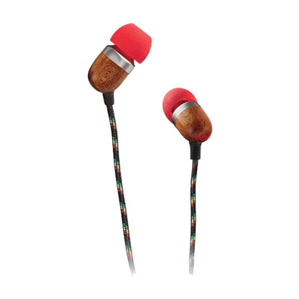 ყურსასმენი  HOUSE OF MARLEY EM-JE041-FI  SMILE JAMAICA IN-EAR HEADPHONES WITH REMOTE AND MICROPHONE  FIRE