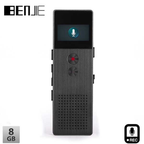 დიქტოფონი Benjie  BJ-M23 C6 Metal Voice recorder and MP3 8GB flash memory black