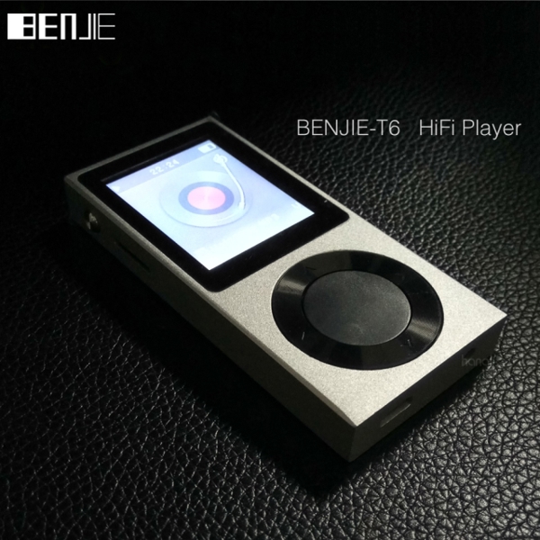 MP3 ფლეიერი BENJIE HiFI bluetooth  BJ-T6 T6 Metal MP3 Player Silver