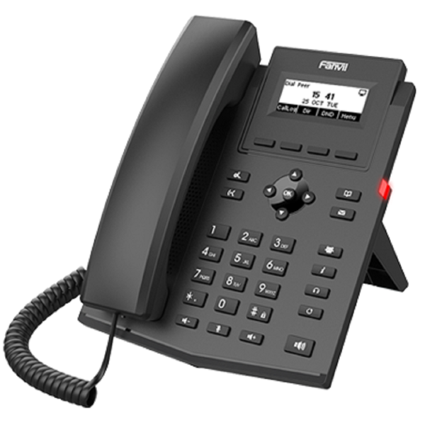 IP ტელეფონი Fanvil X301, IP Phone, 2 SIP, Black