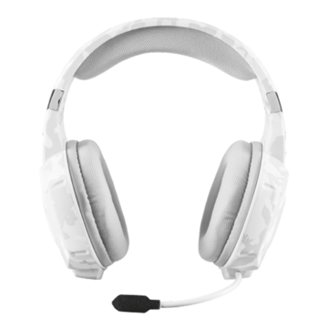 ყურსასმენი  TRUST GXT 322W GAMING HEADSET - WHITE CAMOUFLAGE