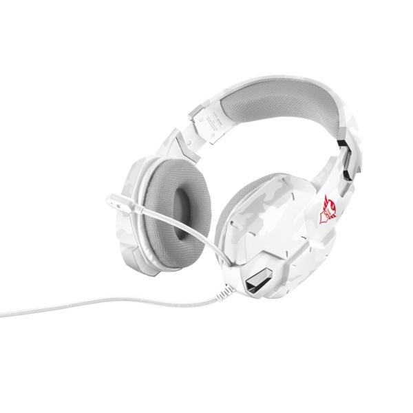 ყურსასმენი  TRUST GXT 322W GAMING HEADSET - WHITE CAMOUFLAGE