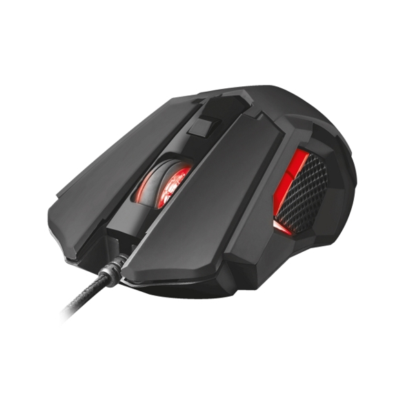 მაუსი TRUST GXT 148 OPTICAL GAMING MOUSE 3200 DPI 1.7m Braided cable 8 Programmable buttons 5 gaming profiles , Adjustable LED illumination