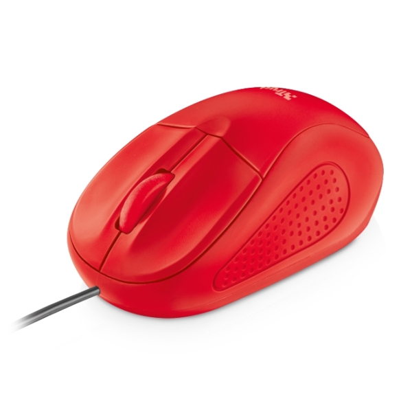 მაუსი  TRUST PRIMO OPTICAL COMPACT MOUSE - RED