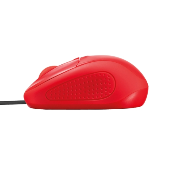 მაუსი  TRUST PRIMO OPTICAL COMPACT MOUSE - RED