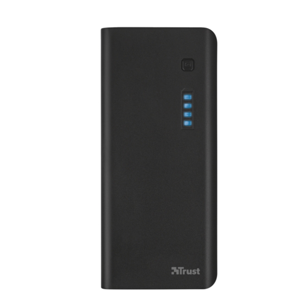 პორტატული დამტენი TRUST PRIMO POWERBANK 13000 mAh -Output: 1 USB port with 5W/1A and 1 with 10W/2.1A , 2 micro-USB charge cables included Warranty: 1 year - BLACK