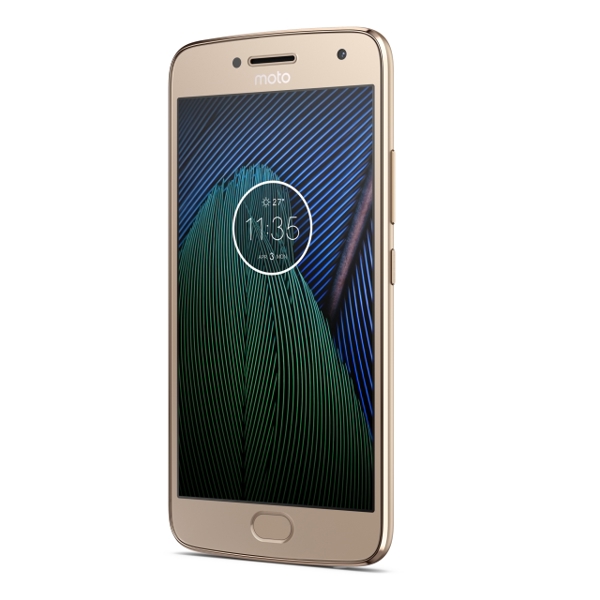 მობილური ტელეფონი  MOTOROLA MOTO G5 PLUS (XT1685) DUAL SIM GOLD