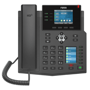 Fanvil X4U (V2), IP Phone, Poe, 12 SIP, Black