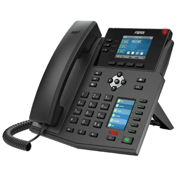 Fanvil X4U (V2), IP Phone, Poe, 12 SIP, Black