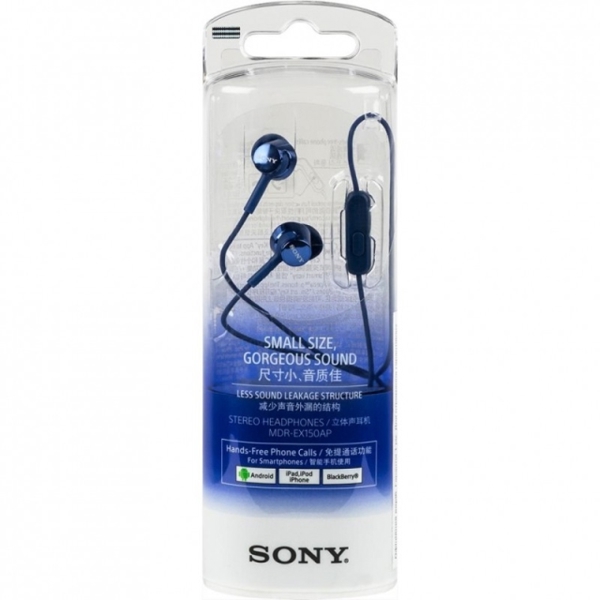 ყურსასმენი SONY MDR-EX150APLI.E BLUE