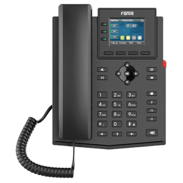 IP ტელეფონი Fanvil X303P, IP Phone, Poe, 4 SIP, Black