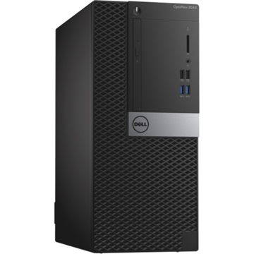 პერსონალური კომპიუტერი  Dell OptiPlex 3040 Mini Tower BTX Intel Core i3-6100 Processor (Dual Core, 3MB, 4T, 3.7GHz, 65W) OptiPlex 3040 MT with 240W up to 85% efficient Power Supply (80Plus Bronze) DVD+/-RW Bezel 4GB (1x4G) 1600MHz DDR3L Memory 3.5 inch 500GB 7200rpm Hard Disk D