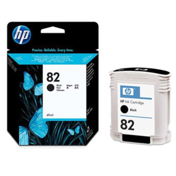 HP 82 69-ml Black DesignJet Ink Cartridge