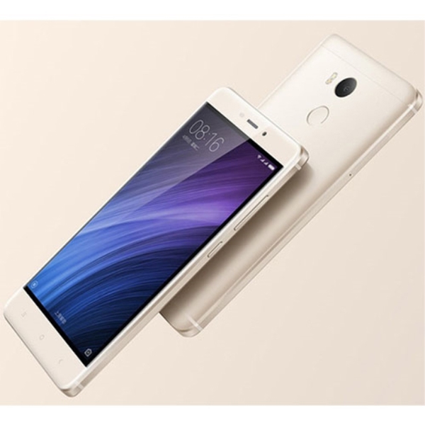 მობილური ტელეფონი  "Xiaomi Redmi 4 5 IPS (720x1280)/296PPI//MIUI 8/LTE/16GB/2GB/Qualcomm Snapdragon 430 MSM8937 octo-core 1.4GHz/Adreno 505/metal/nano SIM + micro SIM or micro SIM + microSD card/ /13 Мп(f/2.2)/5 Мп (f/2.2)/4100mAh/gold"