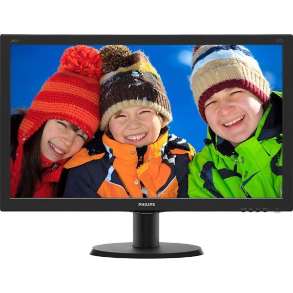 მონიტორი Philips 23,8" LCD 240V5QDSB/01