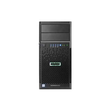 სერვერი HP ProLiant ML30 Gen9 4LFF /(1) Intel® Xeon® E3-1240v5 (3.5GHz/4-core/8MB/80W) /8GB (1x8GB Unbuffered DIMMs, 2133 MHz) /(2) 1TB SATA 7.2K LFF /B140i /RAID (0/1/10/5) /2x1GbE /NO ODD /(1) 350W NHP /3/1/1 Year /5U