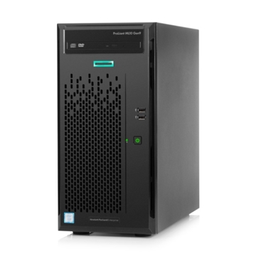 სერვერი HPE ProLiant ML10 Gen9 4LFF NHP /(1) Intel® Xeon® E3-1225v5 (3.3GHz/4-core/8MB/80W) /8GB (1x8GB Unbuffered DIMMs, 2133 MHz) /(1) 1TB SATA 7.2K NHP /Intel RST SATA RAID /RAID (0/1/10/5) /1GbE /NO ODD /(1) 300W NHP /1/1/1 Year /5U