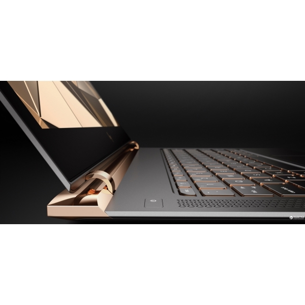 ნოუთბუქი  HP COMPAQ Y7X97EA HP SPECTRE, CORE I7-7500U DUAL, 8GB LPDDR3 ON-BOARD, SSD 256GB M2 PCIE NVME TLC, INTEL HD GRAPHICS - UMA, 13.3 FHD BRIGHTVIEW ULTRASLIM