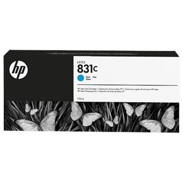 პრინტერი  HP 831C 775-ml Cyan Latex Ink Cartridge