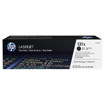 პრინტერი  HP 131X 2-pack High Yield Black Original LaserJet