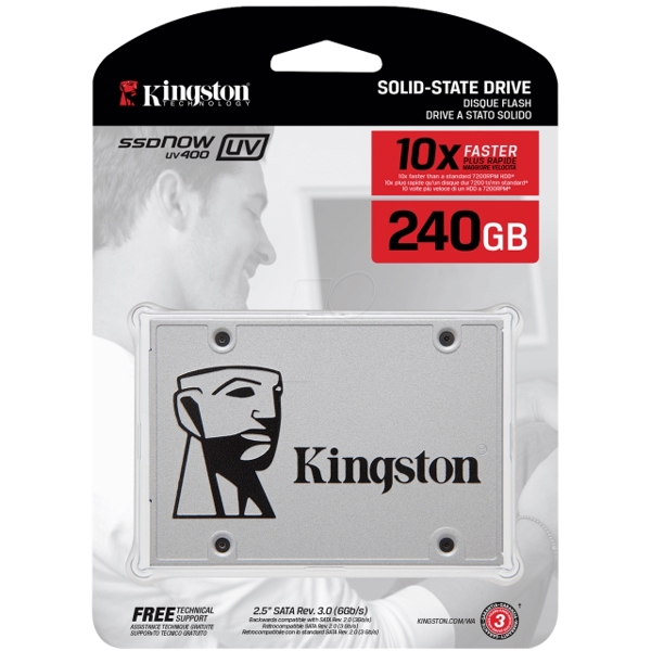 SSD დისკი KINGSTON SSDNow UV400 SATA3 2.5 SUV400S37/240G