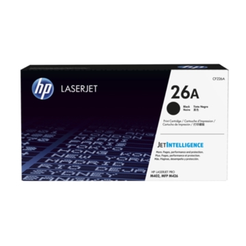 კარტრიჯი HP 26A Black Original LaserJet Toner Cartridge