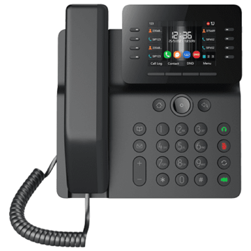 IP ტელეფონი Fanvil V64, IP Phone, Poe, 12 SIP, Black