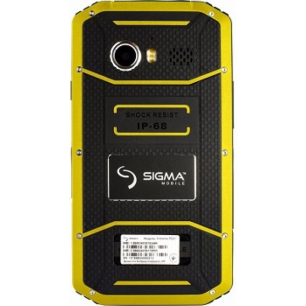 მობილური ტელეფონი  SIGMA X-TREME MediaTek MT6580M, Quad-core 1.3 GHz; 2sim 3G; 8GB ROM; 1GB RAM; 8MP/5MP