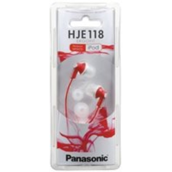 ყურსასმენი PANASONIC PANASONIC RP-HJE118GUR RED NO MIC