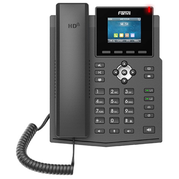 IP ტელეფონი Fanvil X3SW, IP Phone, 4 SIP, Black