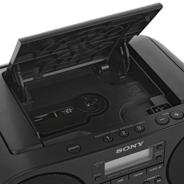 მინი მუსიკალური ცენტრი  SONY Boombox ZSPS50B.RU5