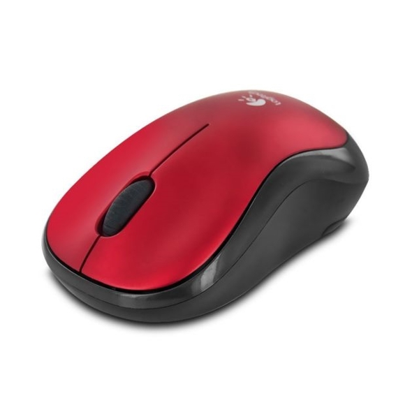 მაუსი  LOGITECH WIRELESS MOUSE 185 RED 910002240