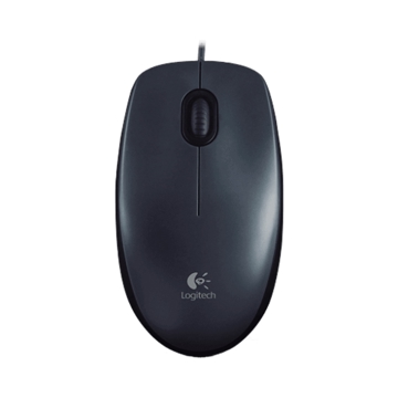 მაუსი  LOGITECHCORDED MOUSE  M100 GRAY,910005003