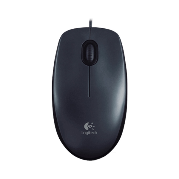 მაუსი  LOGITECHCORDED MOUSE  M100 GRAY,910005003