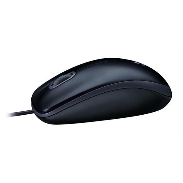 მაუსი  LOGITECHCORDED MOUSE  M100 GRAY,910005003